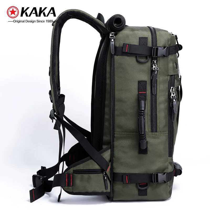 Imagem -04 - Kaka 50l Mochila de Viagem à Prova Dmultifunction Água para Mulheres dos Homens Multifunction 17.3 Mochilas Portátil Masculino Bolsa de Bagagem ao ar Livre Mochila Melhor Qualidade