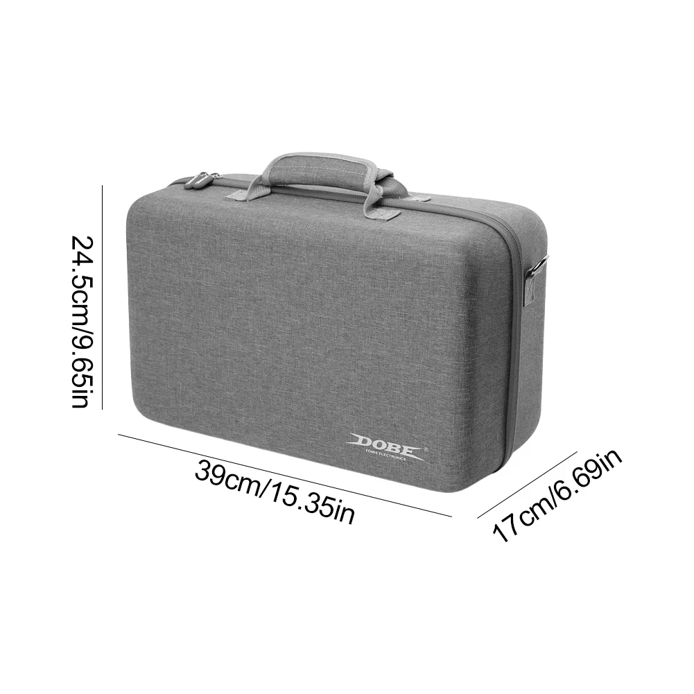 Carrying Case Protective Case Storage Bag for PS5 Slim for PS5 Slim Console Controllers and Other for Playstation 5 Slim Console