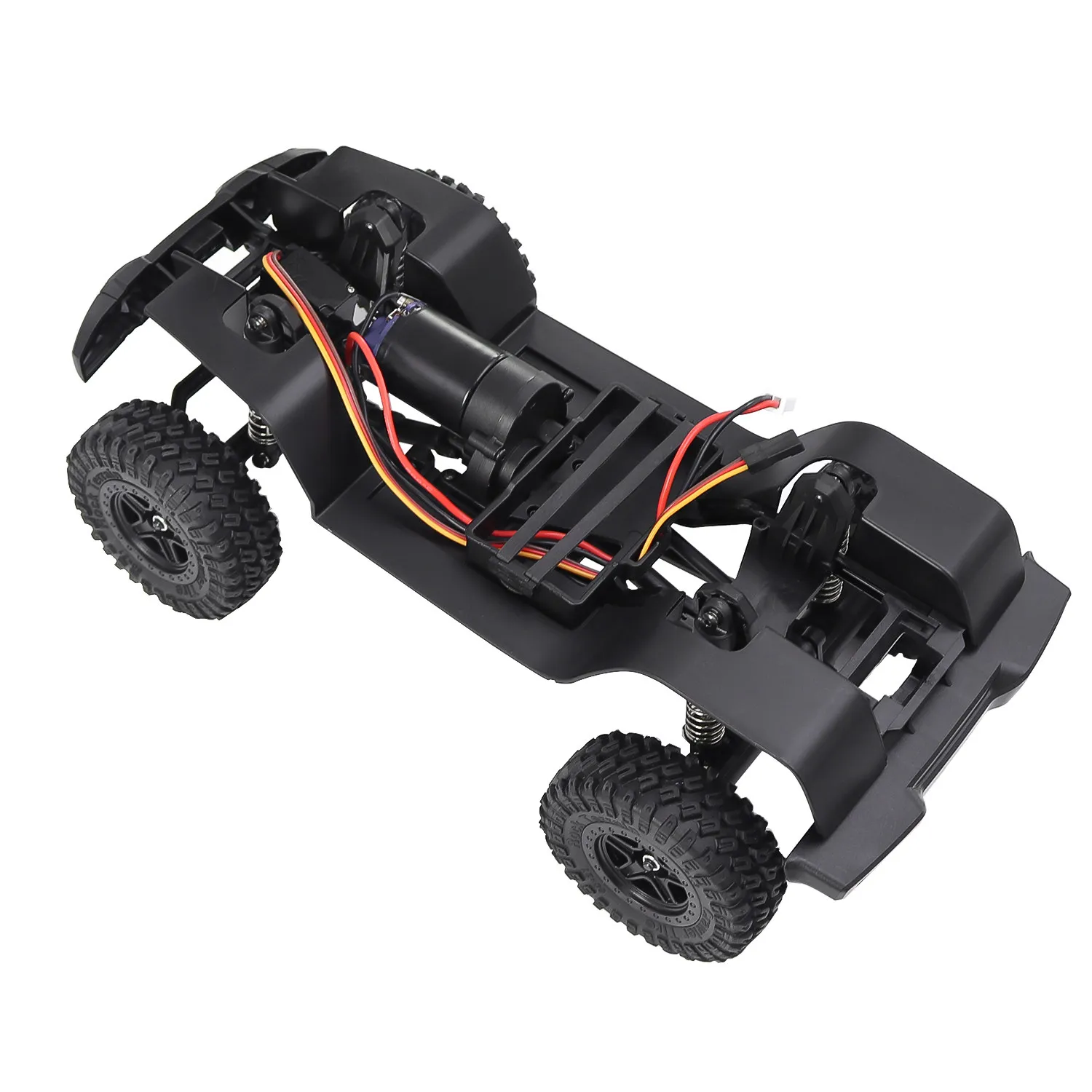 155mm wheelbase chassis frame gearbox tires 1/18 AX-8560 RC climbing TRX4M Land Rover Wrangler