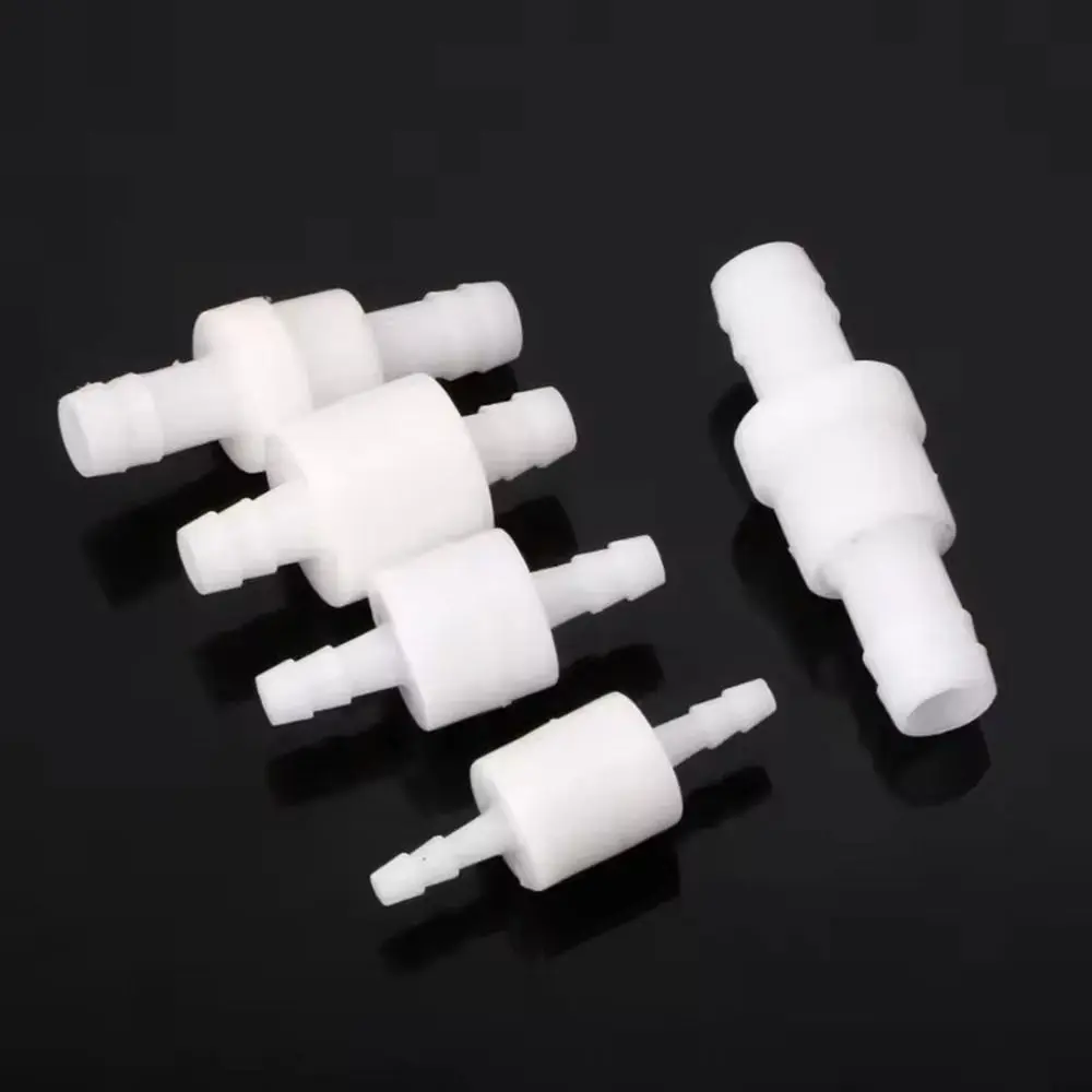 4/6/8/10/12mm One-Way Fluids Check Valve Prevent Water Backflow Plastic Aquarium Check Valve One Way Inline Check Valve
