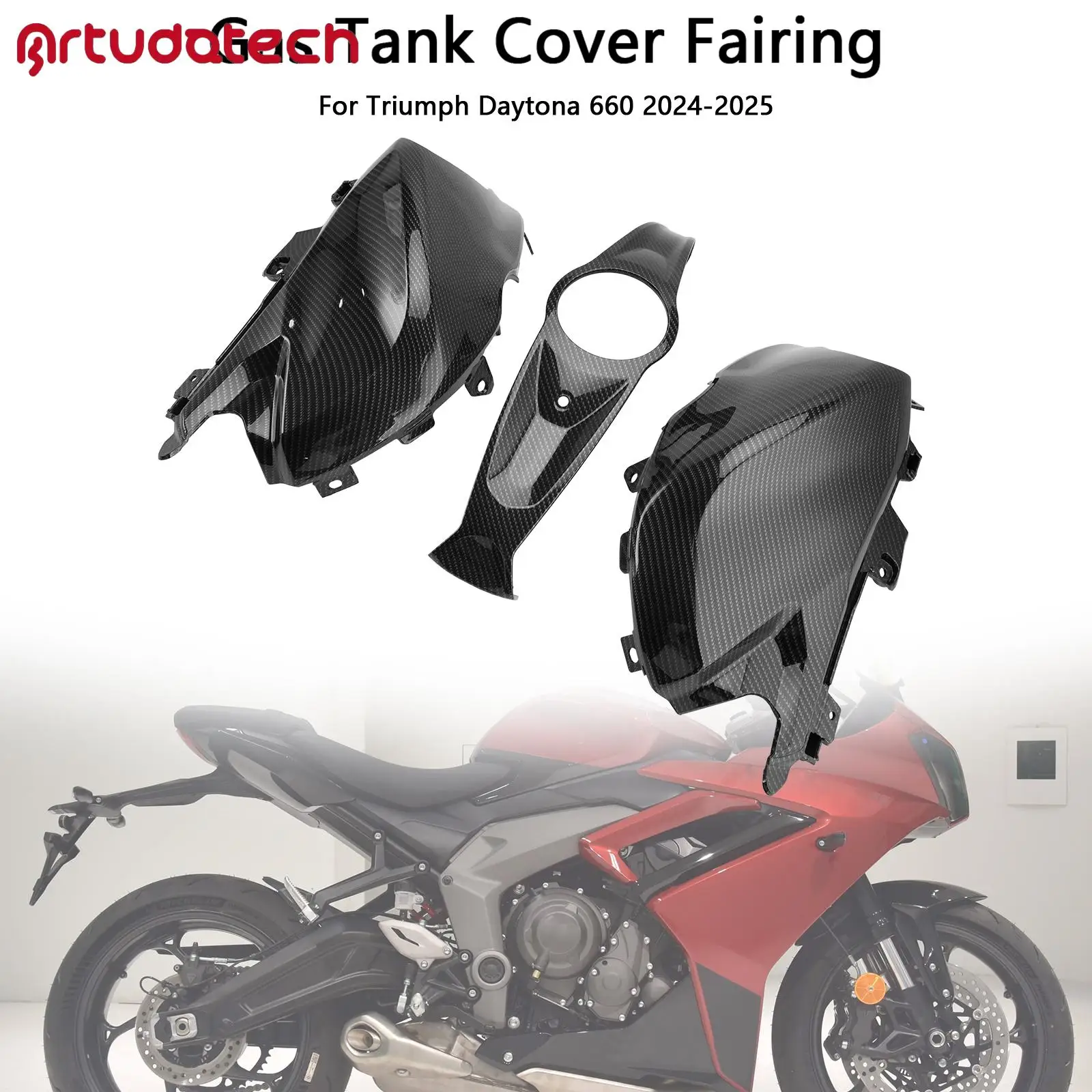 

Gas Tank Cover Guard Fairing Protector for Daytona 660 2024-2025
