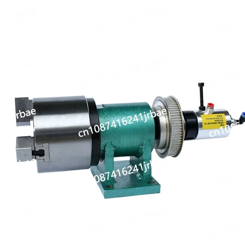 

Lathe spindle pneumatic rotary chuck fully automatic numerical control three-jaw power head 160200 welding head instrument car
