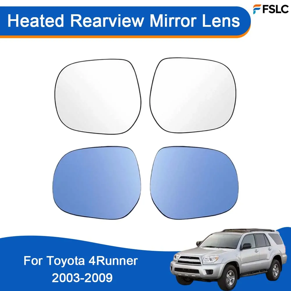 

Автомобильные аксессуары заднего вида с подогревом, зеркало заднего вида, линза для Toyota 4Runner 2003-2009, автомобильные аксессуары, обновление, модификация автомобиля