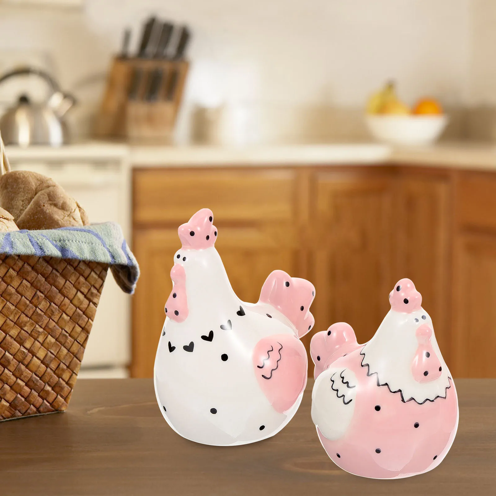 

Alipis 2pcs Ceramic Easter Tableware Sugar Bowl Multi-function Seasoning Bottles Spice Jar Kitchen Dining Dispenser