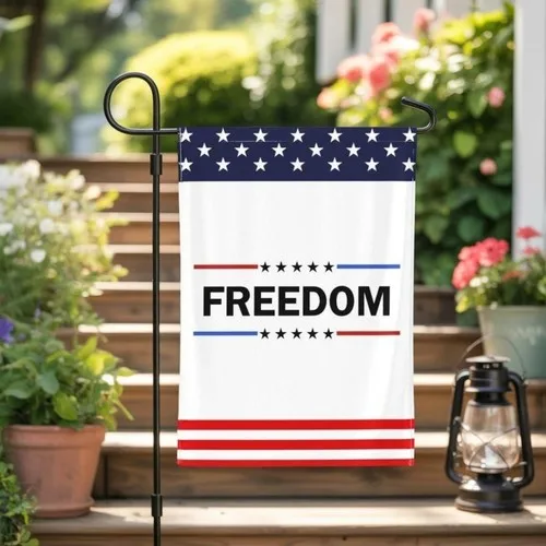 Freedom Charlie Kirk House Garden Flag Turning Point Patriotic Home Gift EYY IIX SSL