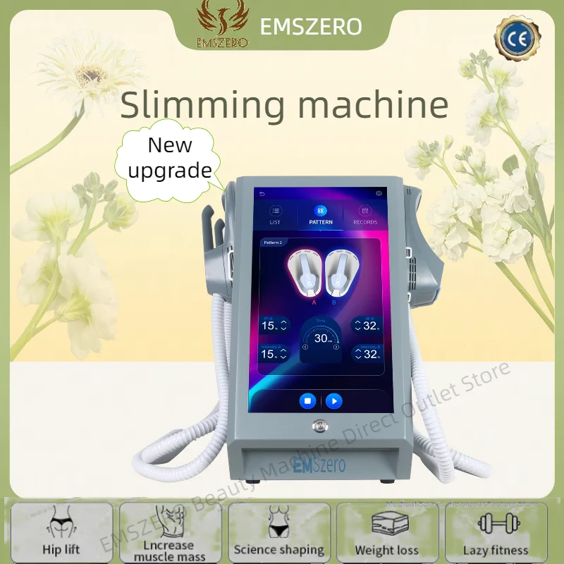 

EMSzero Hi-Emt 6500w Body Slimming Machine with 4 Handles and Optional Pelvic Stimulation Pad Muscle Sculpt New