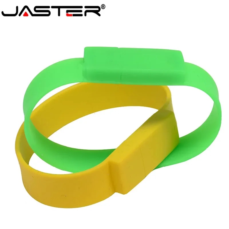 JASTER promotion mini creative cartoon External Storage  USB 2.0 4GB 8GB 16GB 32GB 64GB small hand wrist band USB flash drive