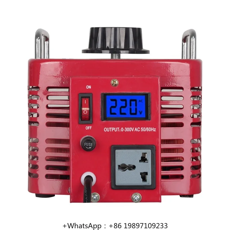 

New Products TDGC2-3000W Voltage Regulator 0-300V Adjustable Voltage 220V Single Phase LCD Screen Laboratory Temperature Control