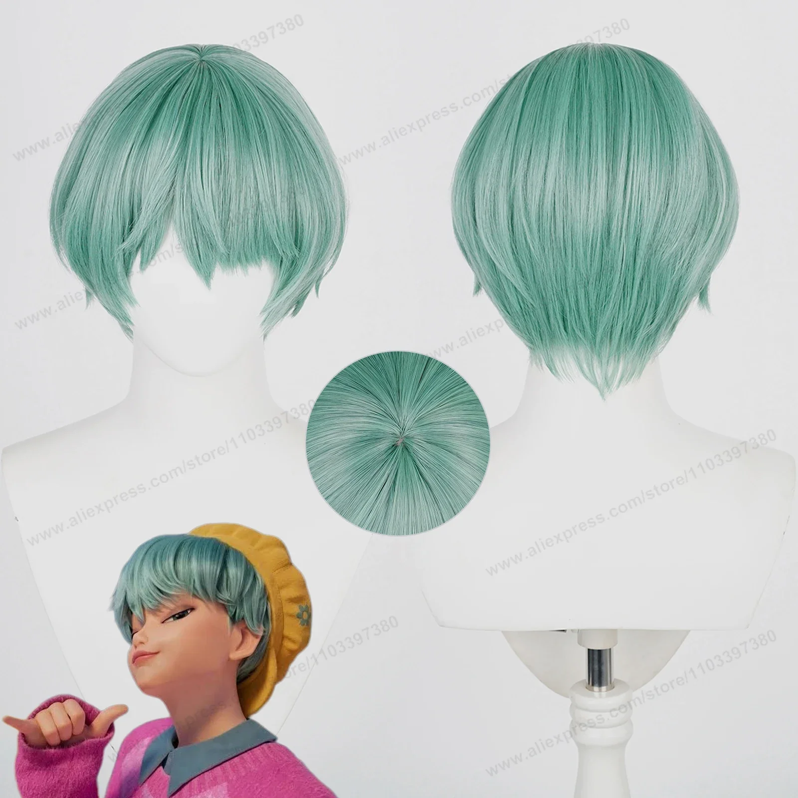 

Saja Boys Baby Rumi Mira Zoey Abby Jinu Mystery Romance Cosplay Synthetic Wig Men Women Hair Anime Heat Resistant Wigs