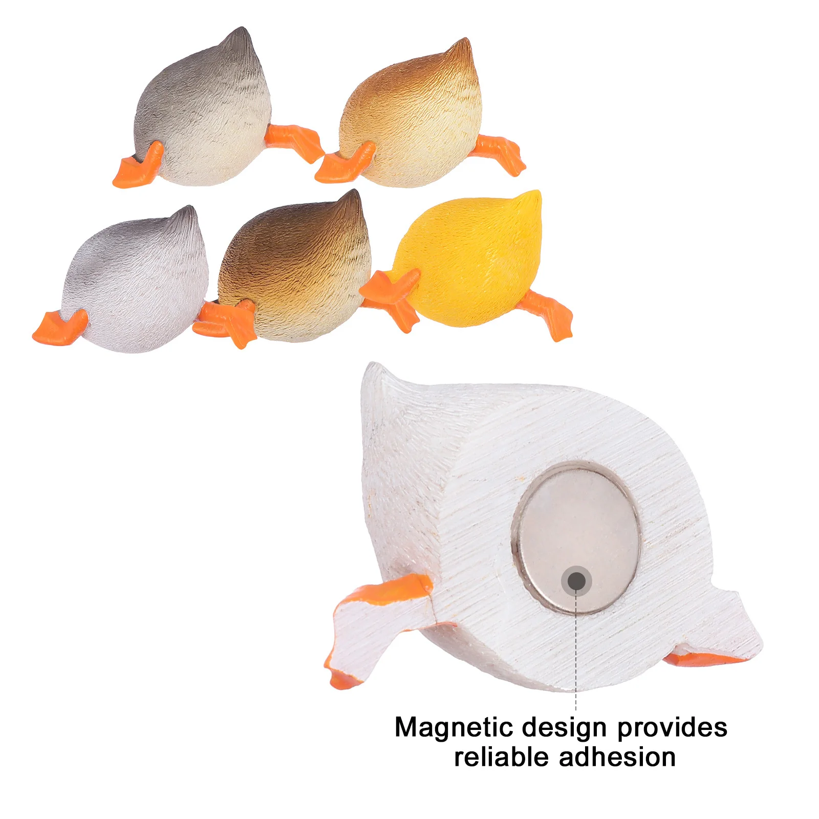 

5Pcs Fun Shaped Fridge Magnets Cartoon Refrigerator Magnets for Holding Notes Messages At Home Office