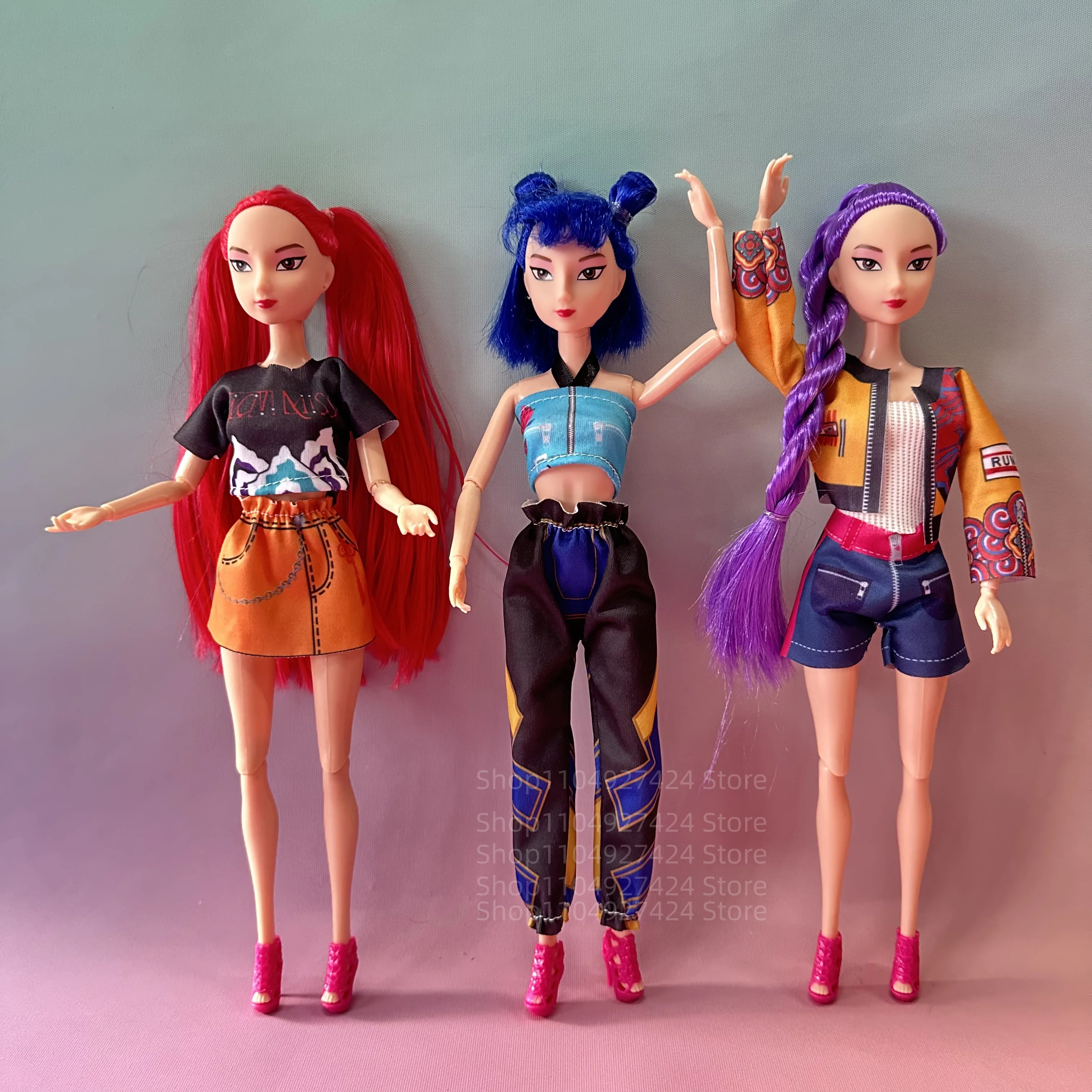 2025 NOUVEAU Anime KPop Demon Hunters Poupée Vinyle Jouet Rumi Mira zoi Personnage masque en vinyle figurine Cadeau d'anniversaire Fan Club Cadeaux