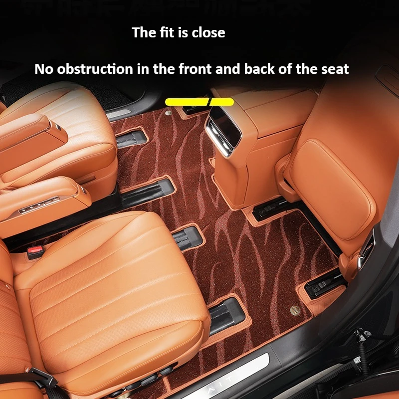 

Для AITO 8 M8 2025 коврики кожаные двухслойные ковры с полным объемным звуком водонепроницаемые коврики для пола аксессуары для модификации интерьера