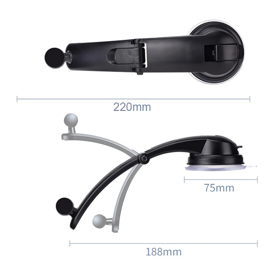 Sucker Telefonständer Erweiterungshalter Auto Tablet Halter Halterung für Samsung Galaxy Z Fold 4 3 2 IPhone IPad Mini Air GPS Ständer – Detail 4