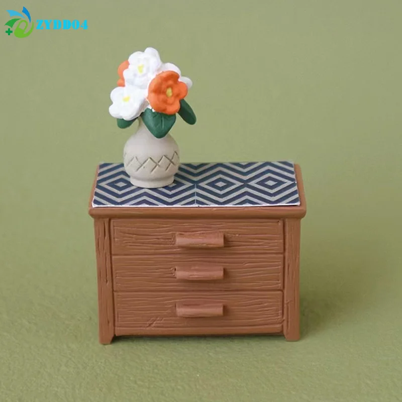 

●1PCS Dollhouse Mini Artificial Modern Furniture Model Miniature Resin Home Decoration Kid Toys