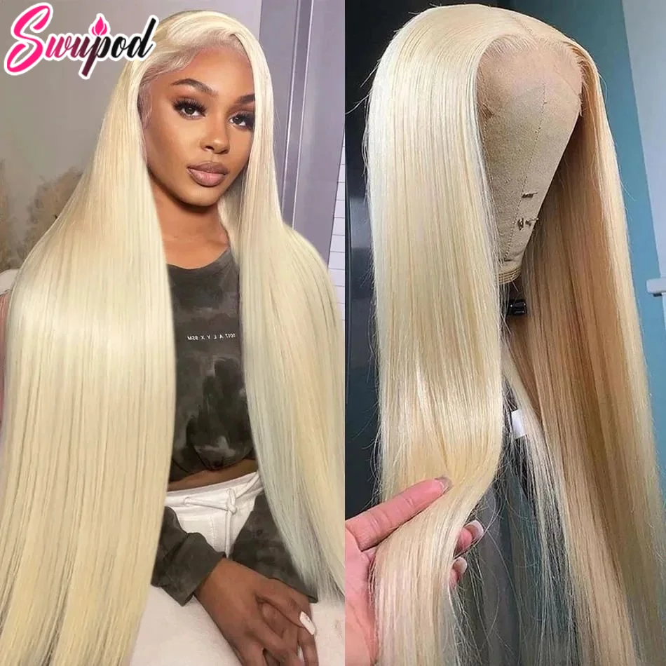 30/36 inch Bone Straight 613 Honey Blonde Hd 360 Full Lace Frontal Human Hair Wigs 13x4 13x6 250% Density Wig Cheap Wigs Glueles