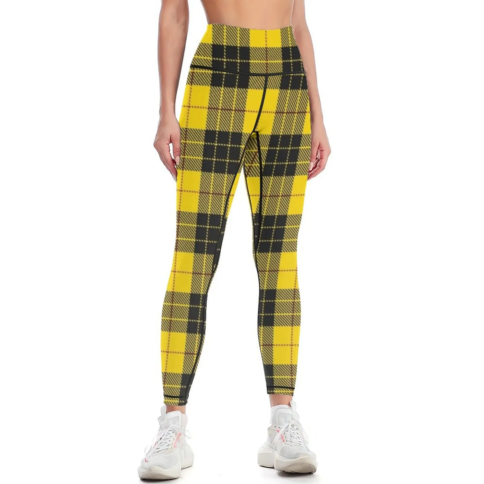 

Clan MacLeod of Lewis Tartan Leggings high waist Women sports for physical gym's sportswear Womens Leggings