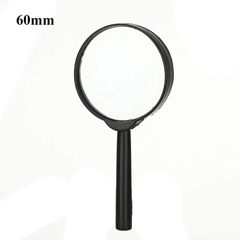 Mini Pocket 40/50/60/75/90/100/110/130mm Insect viewer 1~6X Magnifying Reading Glass Lens Hand Held Magnifier Jewelry Loupe