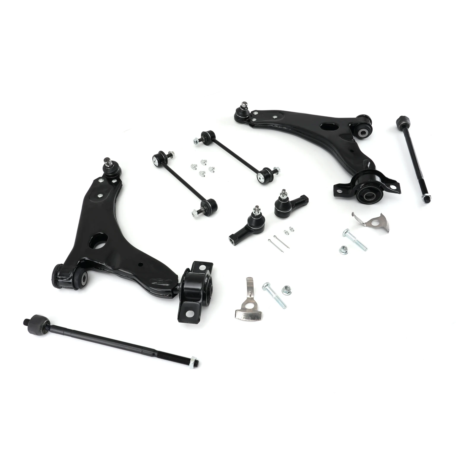 

Front Lower Control Arms Tie Rods Suspension Kit For 2006-2007 Ford Focus 2.3L