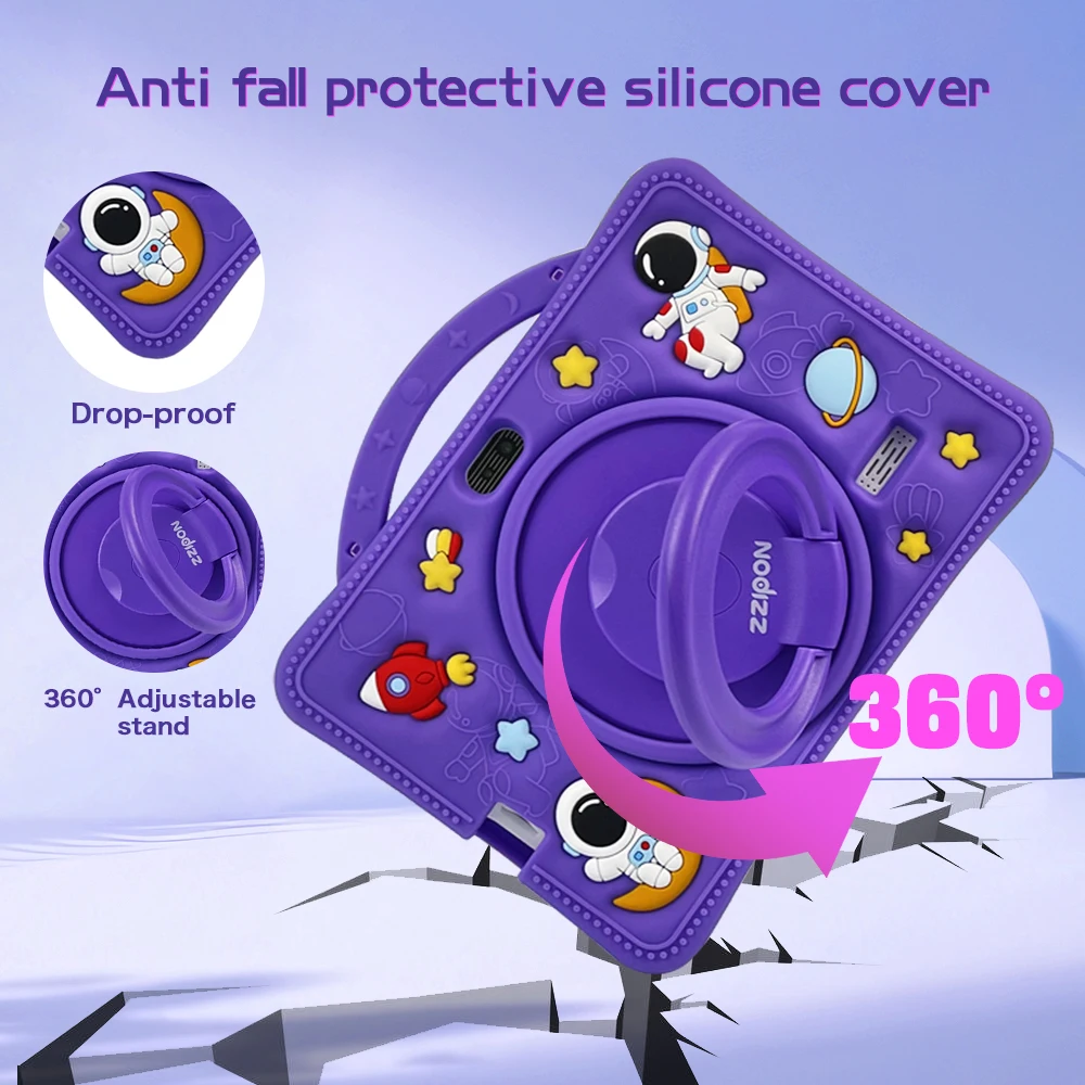 แท็บเล็ต 5G WiFi ขนาด 7 นิ้ว สำหรับเด็กเรียนรู้และการศึกษา แท็บเล็ตเด็ก Quad Core RAM 4GB ROM 128GB กล้องคู่ ระบบปฏิบัติการ Android 14 พร้อมเคสซิลิโคน