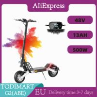 TODIMART G2 (ABE) Adult Electric Scooter 500W Motor Foldable Design 48V13AH Battery 10-Inch Tires Off-Road Electric Scooter