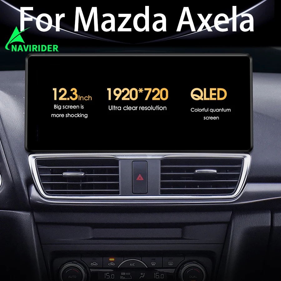 

1920*720 QLED Android 13 Screen Multimedia Video Player For Mazda Axela 2014 2021 CX-4 CX4 CarPlay Car Radio Autoradio 128GB