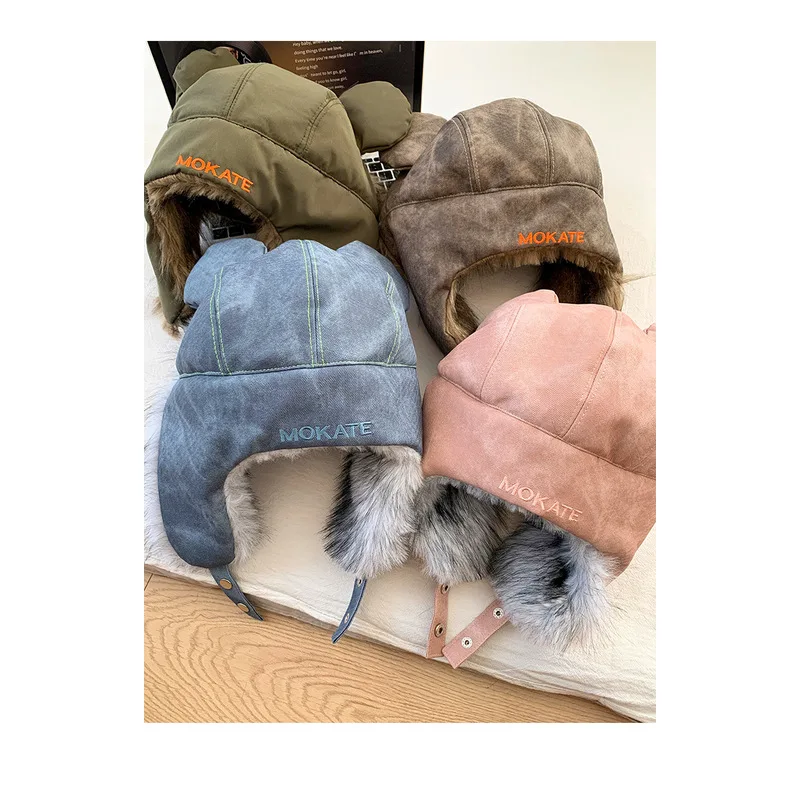 Новая теплая шапка-ушанка в стиле аниме с Микки Маусом, утолщенная, защита от холода, кавайная, для катания на лыжах, праздничный подарок