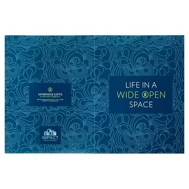 

Hot Selling paper presentation folders with business card slot presentation folder 9x12 matt/glossy presentation folders