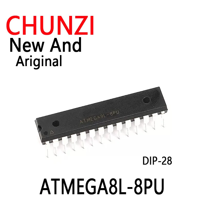 2Pcs New and Original ATMEGA8L-8 ATMEGA8L ATMEGA8 8-bit MCU Microcontroller DIP-28 IC ATMEGA8L-8PU