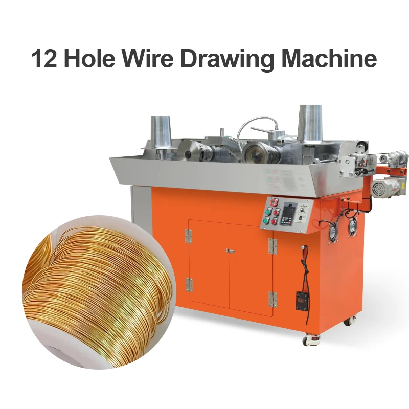Yihui Casting 12 Hole Fully Automatic 3 Phase 380V 3.5KW Wire Drawing Machine for Gold Silver and Copper Jewelry