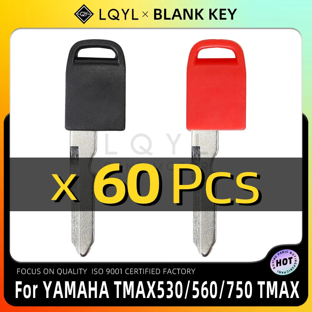 

LQYL 60 Pcs Blank Key Motorcycle Replace Uncut Keys T-MFor YAMAHA T-MAX530 TMAX530 TMAX560 AX750 2015 2016 2017 2018 2019-2023