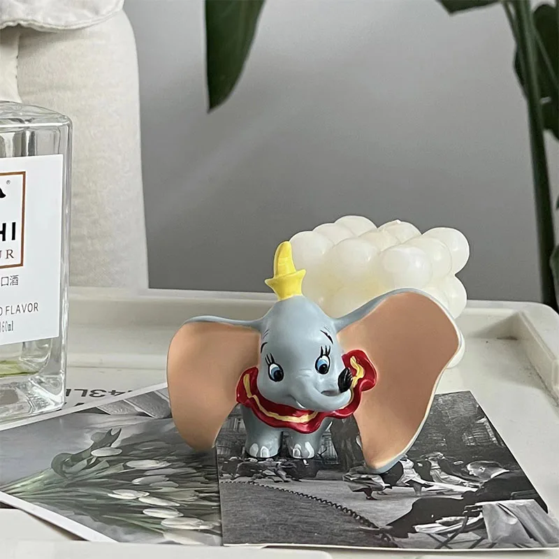 Disney Movie Dumbo Action Figure Toys Resin Statue Anime Figures Cute Dumbo Collection Home Decoration Model Kids Gifts