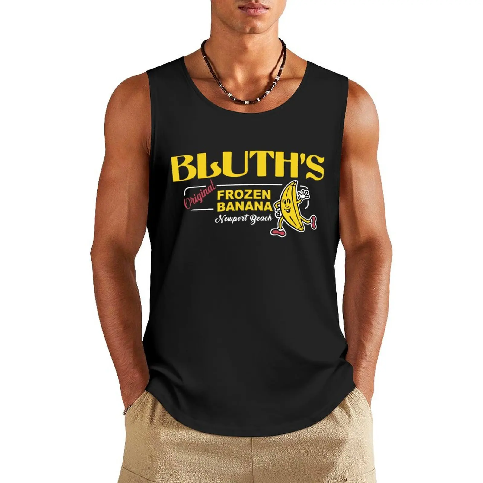 Arrested Development Bluths Original Frozen Banana Men's Tank Top male top summer Men's tops men clothings