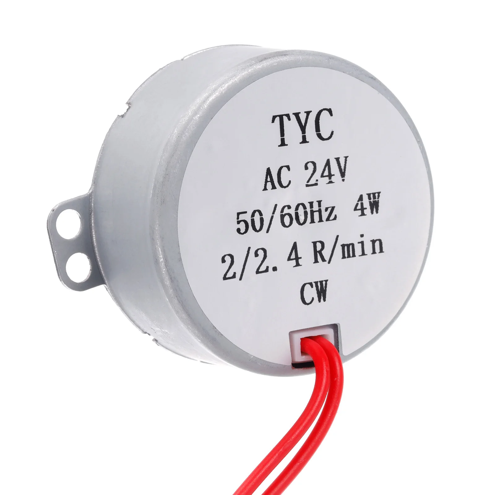 AC 12V 24V 50-60Hz Permanent Magnet Synchronous Motor 0.9RPM-70RPM CW 4W D Shaft AC Electric Motor for Microwave Oven Parts Fan