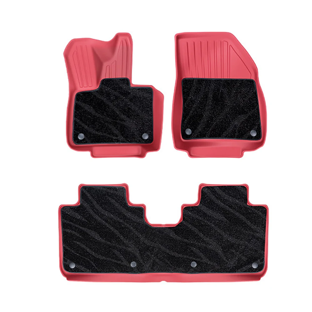 Car Foot Pad Large Surround Aviation Soft Bag Interior Accessories Fit for ZEEKR 8X 2026 2027 Starry Sky Double-layer Carpet