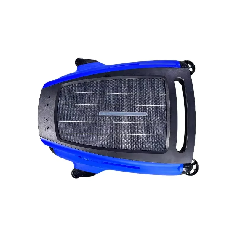 Solar Powered Robotic Pool Skimmer, Automatic Surface Cleaner with Continuous Cleaning, Efficient Debris Removal