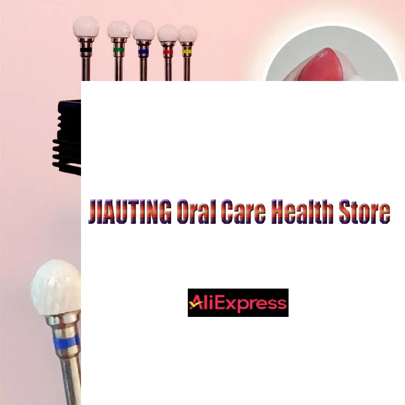 1* Ceramiczne frezy do paznokci w kształcie kuli, szybkie usuwanie skórek, głowica do polerowania paznokci, akcesoria do elektrycznej polerki.