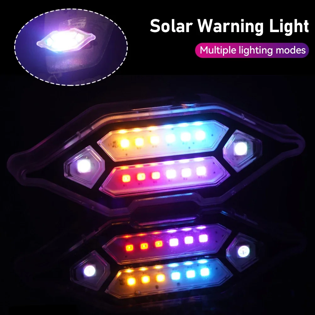 Car Anti Theft Light Flashing Device Fake Lamp Solar Powered Waterproof Car Solar Power Flashing Device Anti-Theft Led Flashing