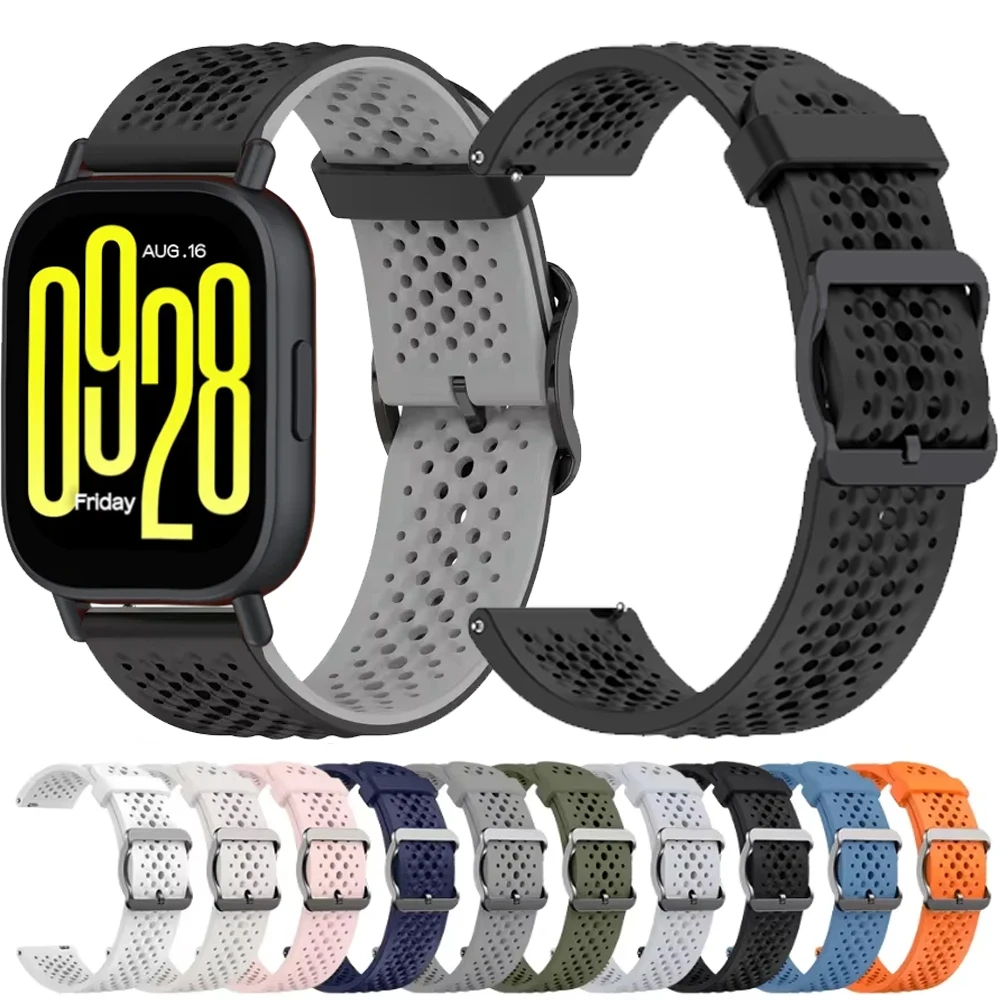�y�Z�[�����z20mm 22mm �\�t�g�V���R���X�g���b�v Redmi Watch 5 Active/Lite Sport�p �ʋC���̂��郊�X�g�o���h Huawei Watch GT6-5-4-3 46mm �E�H�b�`�o���h�p