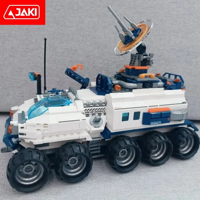 JAKI Exploration Space Series Dawn Interstellar Exploration Vehicle Collection ระดับประกอบบล็อกของเล่นของขวัญวันเกิด