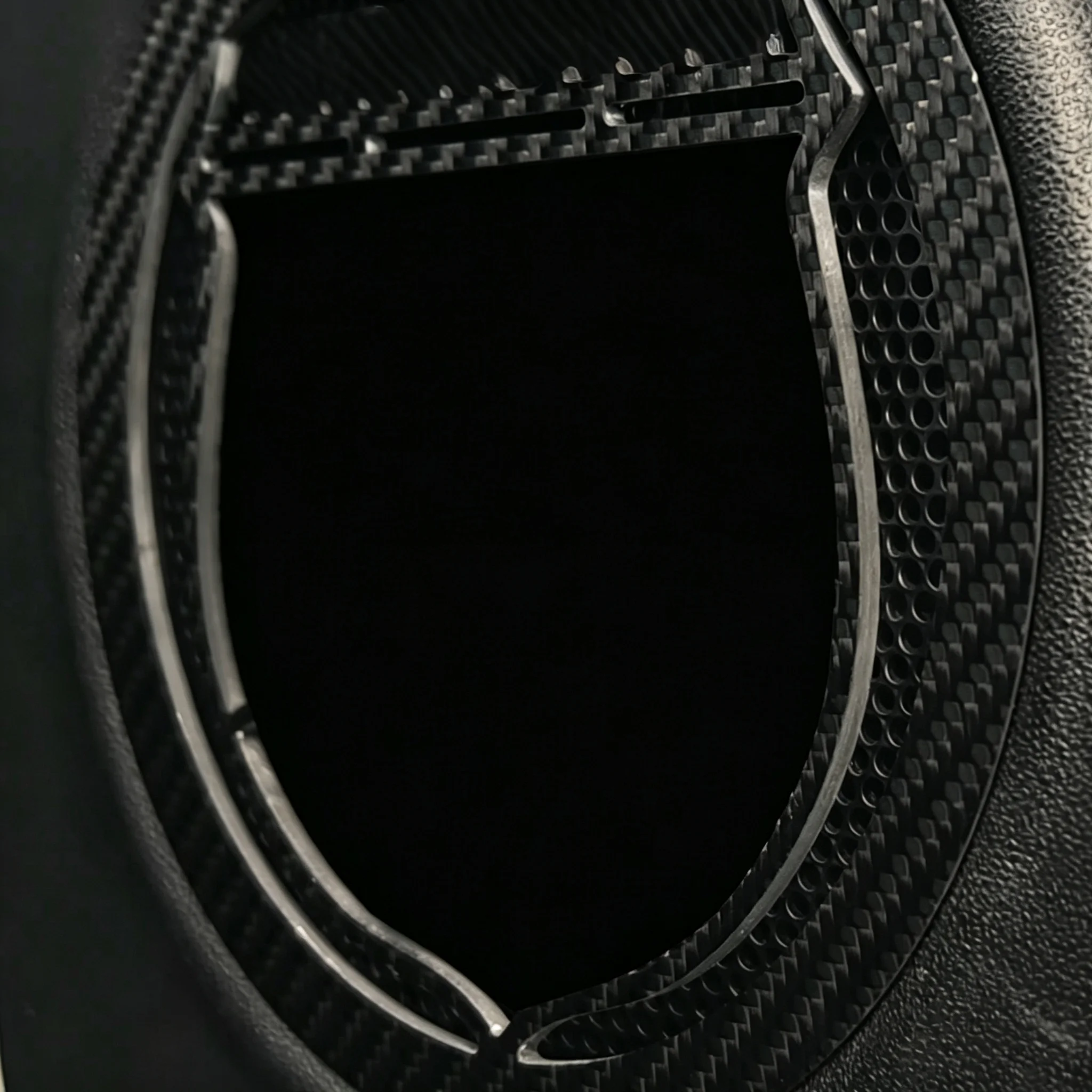 Brand New Racing Type Carbon Fiber Material Glossy Twill Pattern Car Speaker Decorations Cover For Abarth 595 695 2Pcs/Set