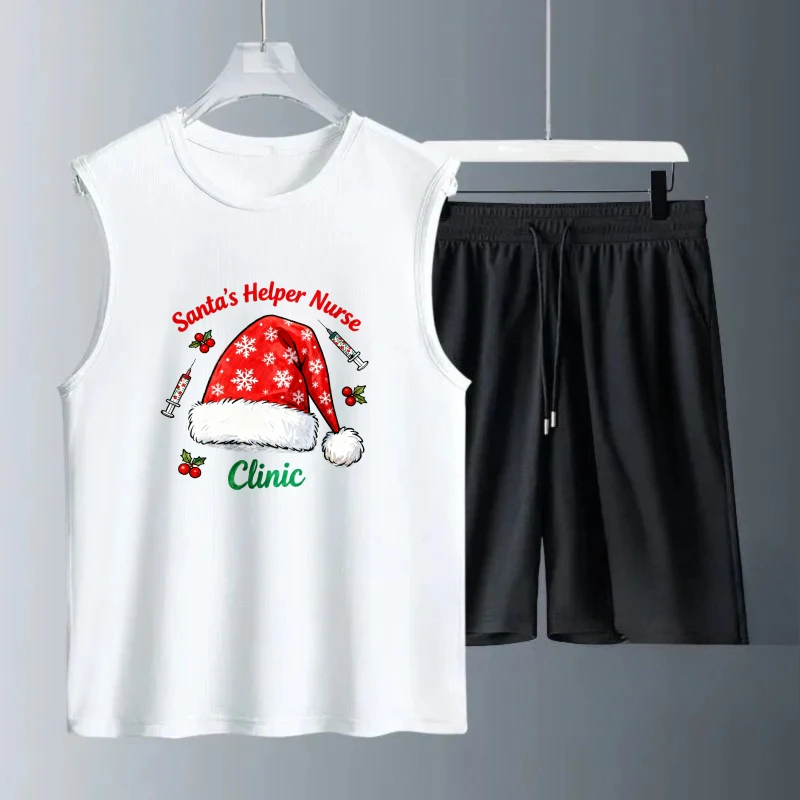 

Мужские комплекты майки с короткими рукавами + шорты, дышащий летний модный костюм для мужчин, комплект толстовки из полиэстера, мужские костюмы