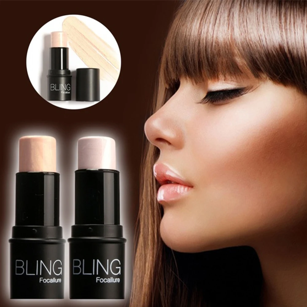 

Face Bronzer Stick Cream Contour Stick Moisturize Highlighter Pen Cheek Brightens Shades Long Lasting Face Illuminator Makeup