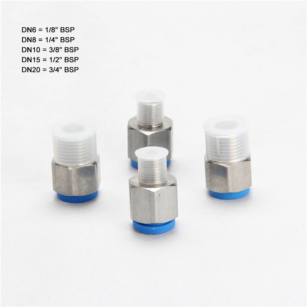 SS304 암수 부싱 리듀서 1/8인치 1/4인치 3/8인치 1/2인치 BSP M10/14/20 스테인리스 어댑터 커넥터