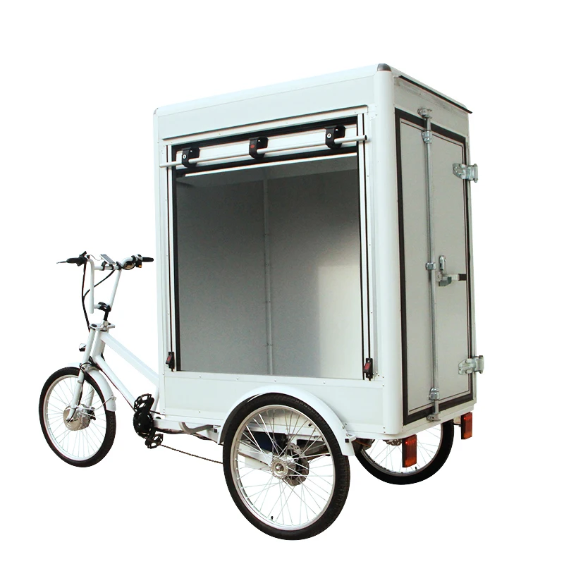 electric cargo bike cargo tricycle 3 wheels big volume bike electric heavy loading bicycle