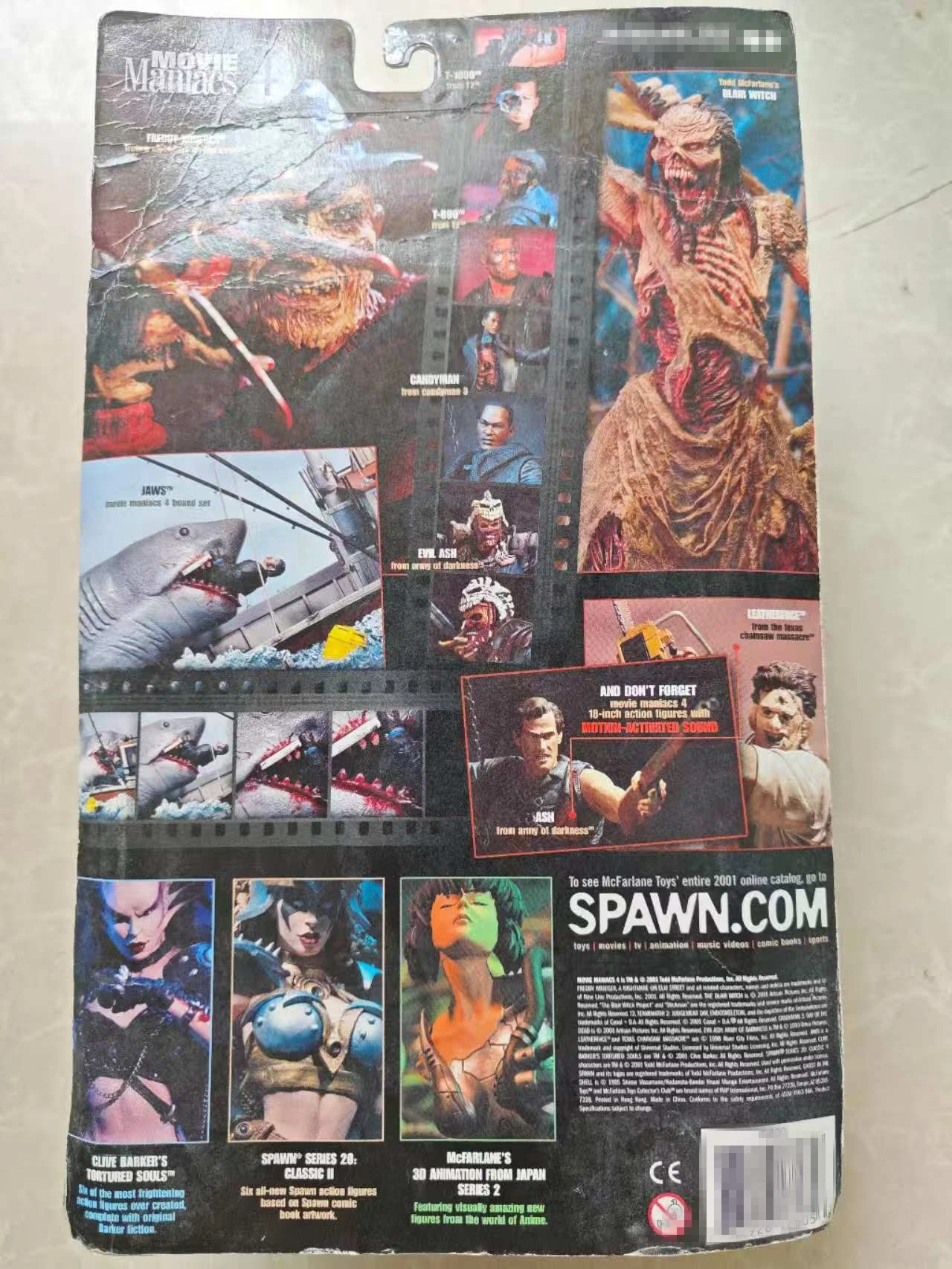 2001 McFarlane T-800 Series 4 Terminator 2 T2 Action Figure Movie Maniacs Arnold Schwarzenegger Rare Vintage