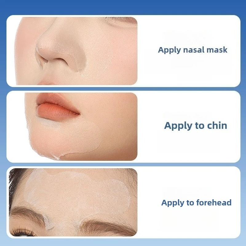 100/200 Stuks Wegwerp Neusmasker Papier Cosmetische Katoen Huidverzorging Papier Hydraterende Verwijderen Mee-eter Masker Strips Papier Gezicht huid