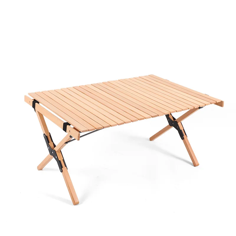 Camping Table Portable Picnic Table with a Carry Bag and Low Height Outdoor Foldable Wooden Table