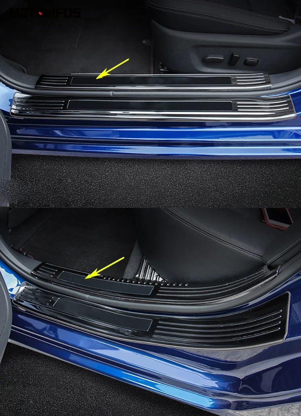Accessories For Nissan Altima 2019-2022 2023 2024 2025 Stainless Steel Interior Door Sill Scuff Plate Welcome Pedal Entry Guard