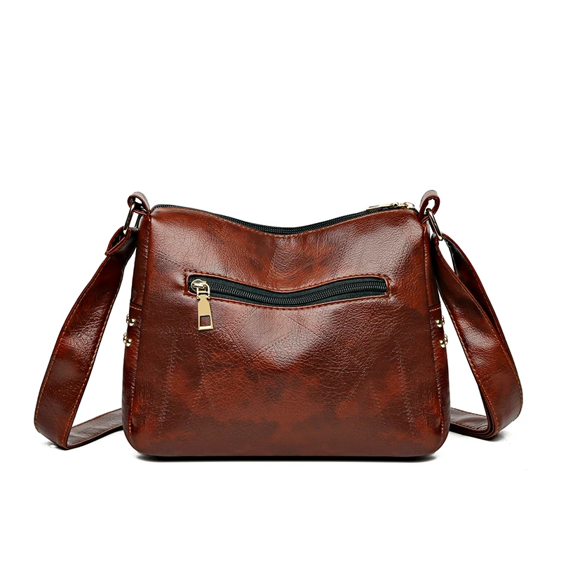 Women Bag Vintage Designe Shoulder Bag for Woman Fashion Practical Daily Use Messenger Bag All-Match Quality Purse PU Leather