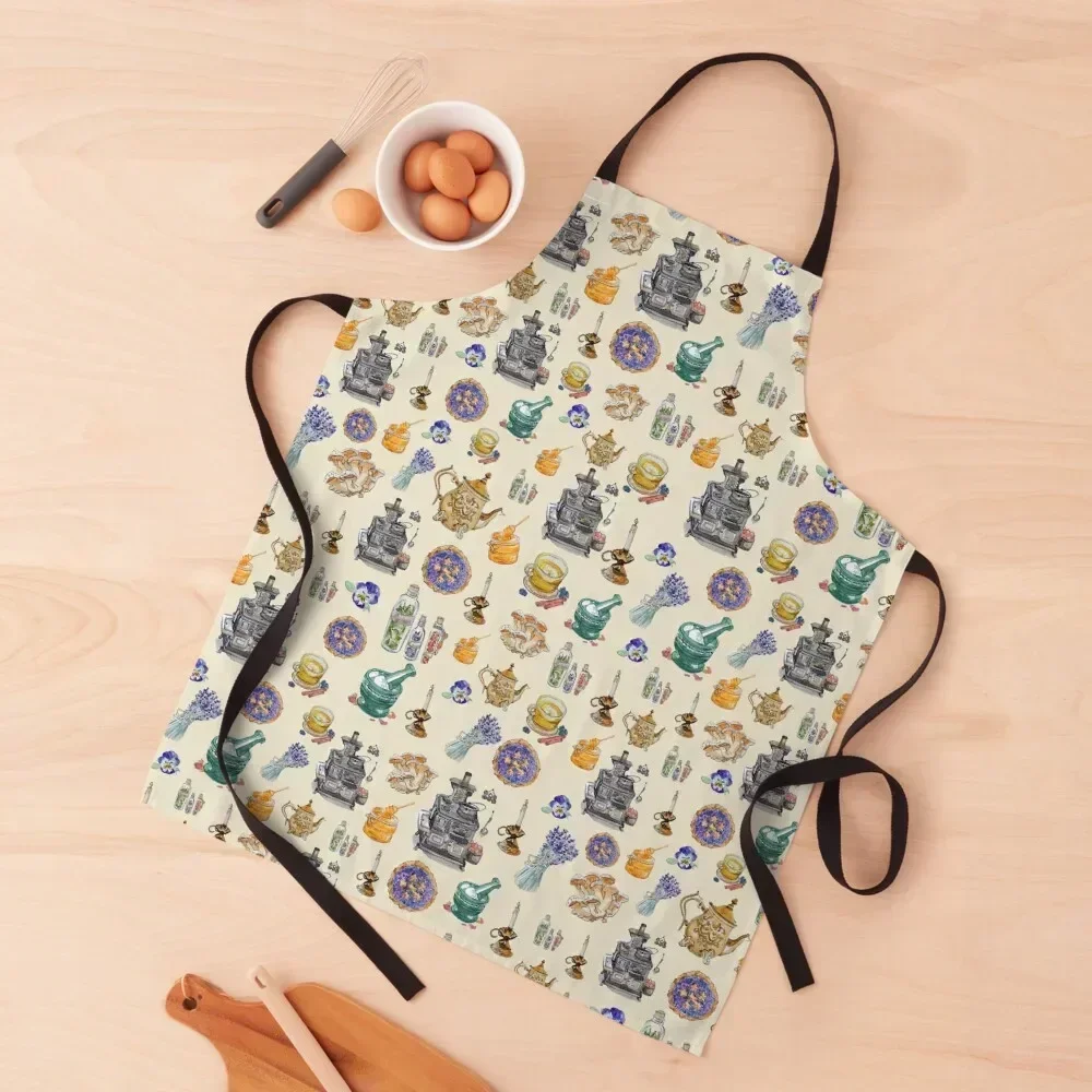 

Kitchen Witch Clothing for Homemade Magic Apron with personal logo Salon beauty master Waiter Uniforms Apron